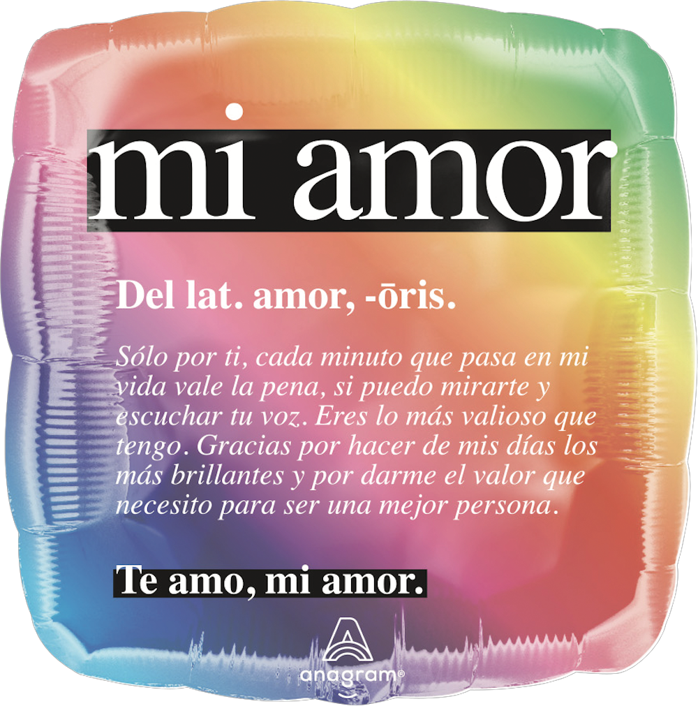 Globo Amor 18 pulgadas helio mod. 41409