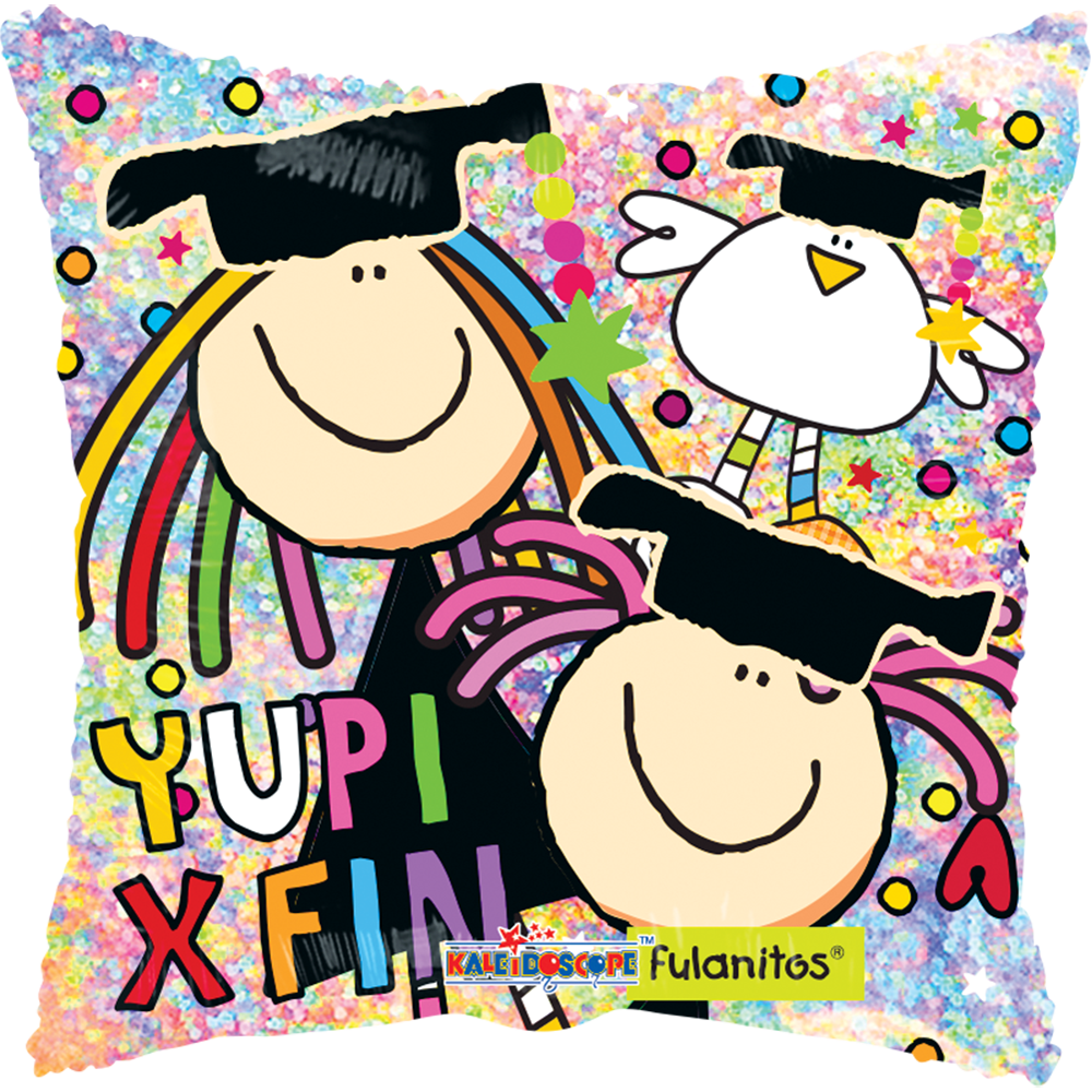 Globo Graduacion Yupi 18 pulgadas