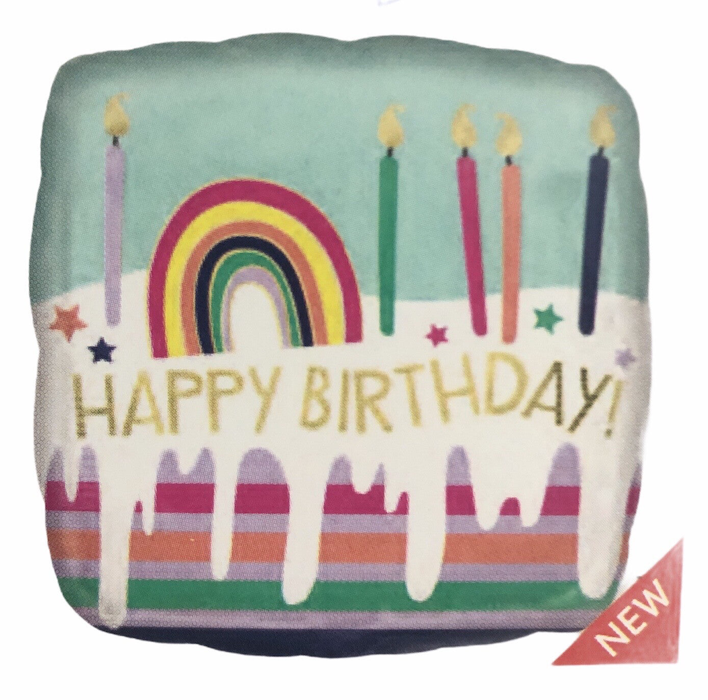 Globo Happy Birthday Rainbow 18 pulgadas Helio