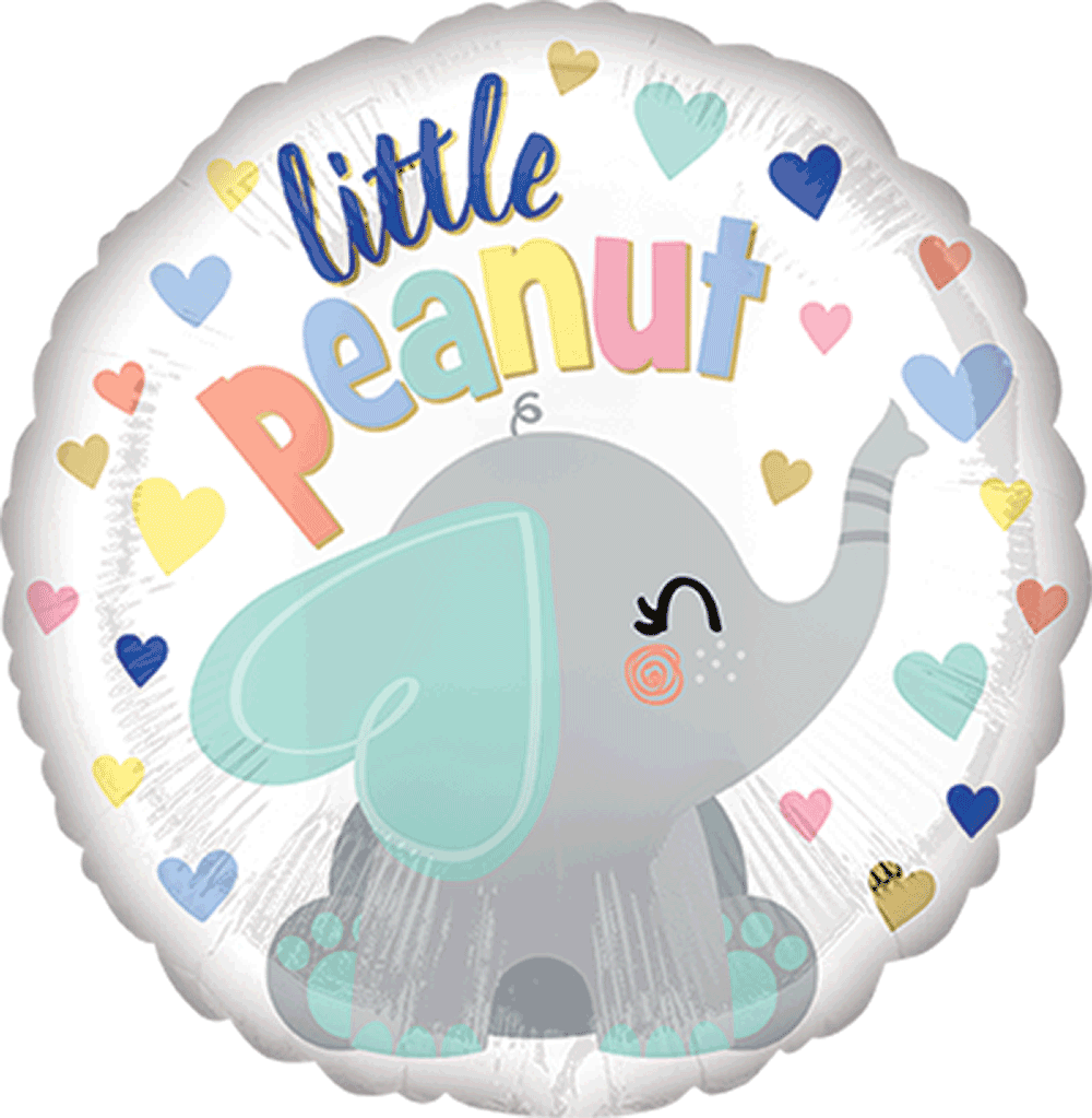 Globo Baby Shower LITTLE PEANUT 18 pulgadas