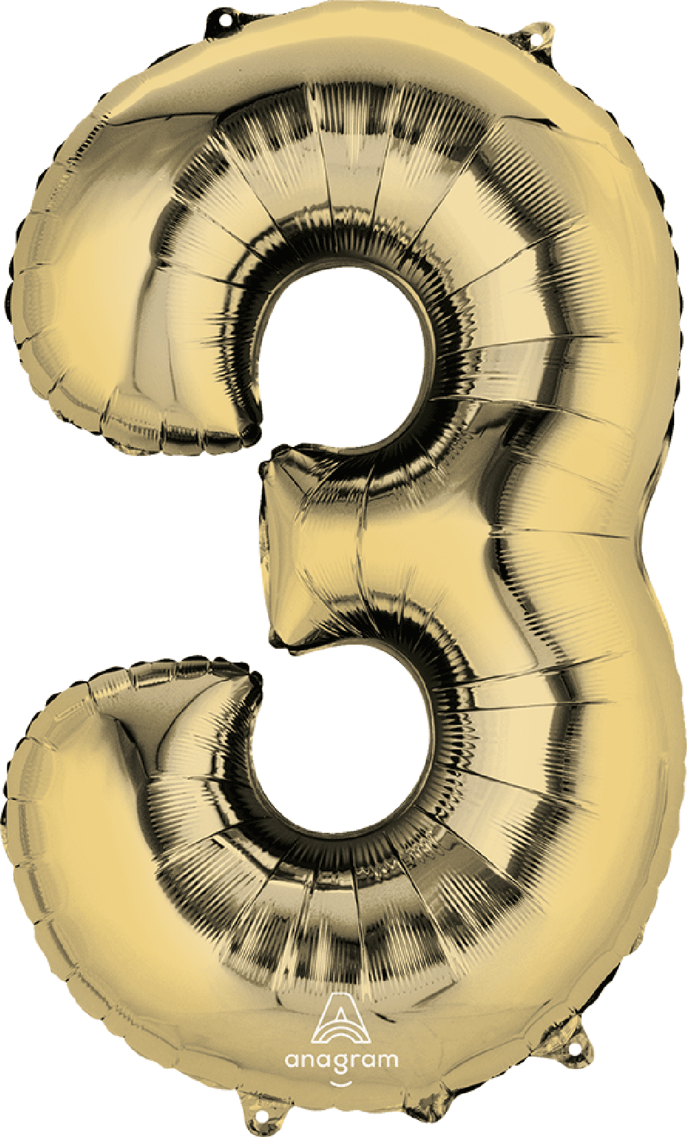 Globo Anagram Numeros 34 pulgadas Color Whitegold Anagram