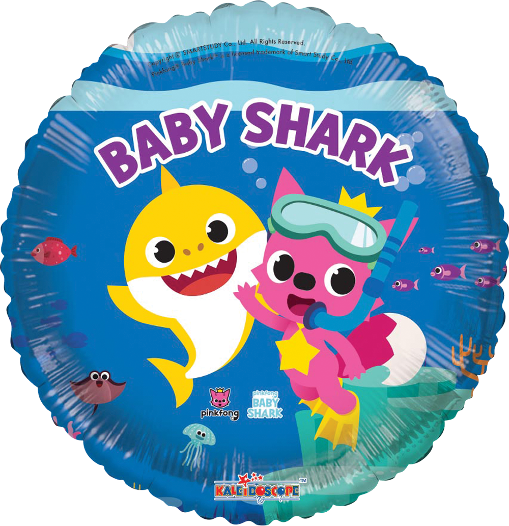 Globo Baby Shark 9 Pulgadas centro de mesa