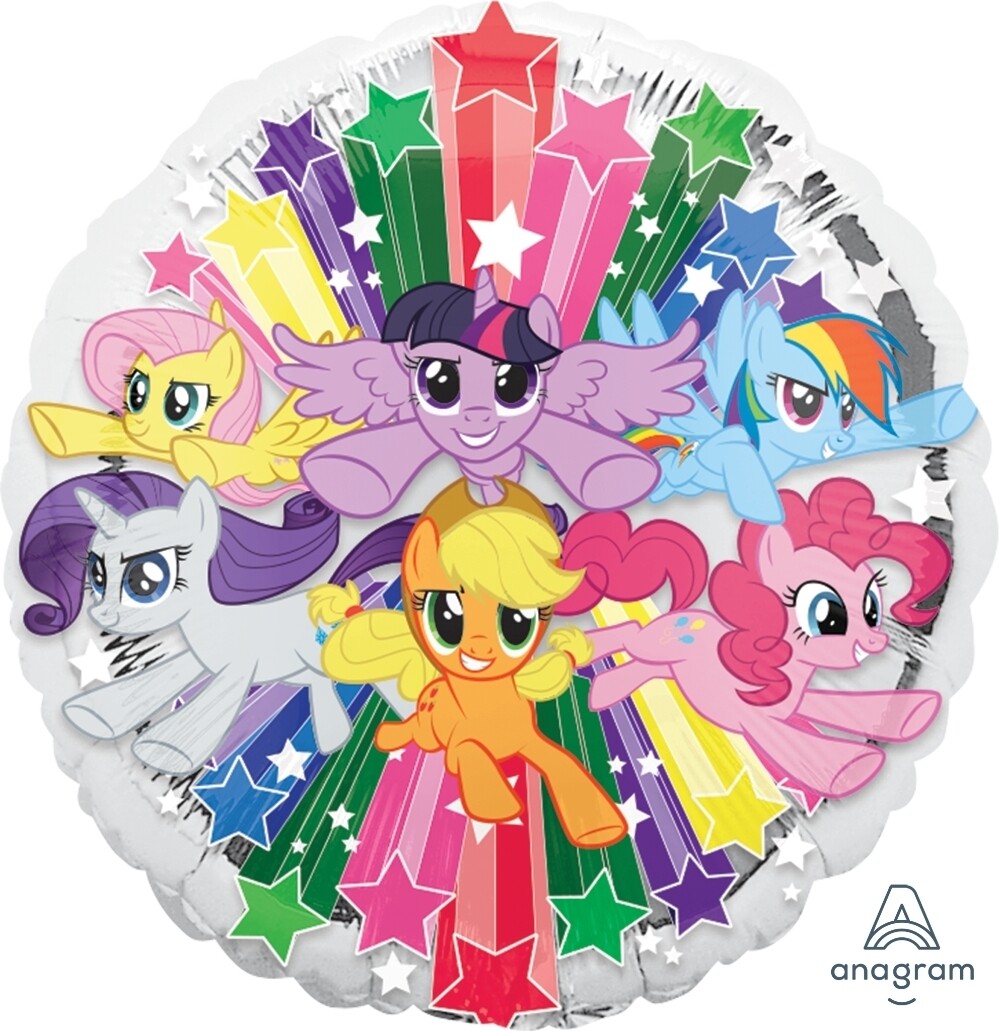 Globo My Little Pony Plata 18 pulgadas