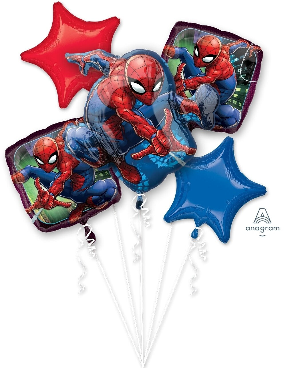 kit de globos Spiderman 5 pzas