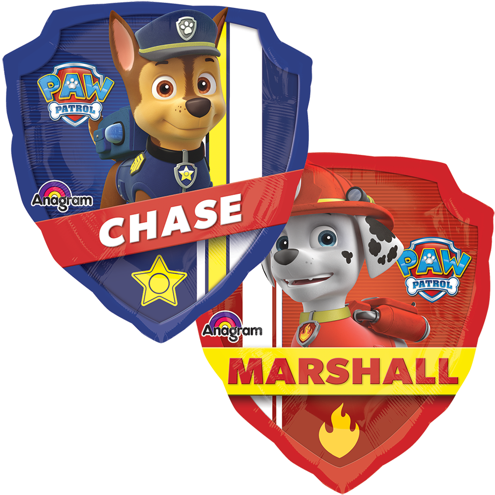 Globo Paw Patrol Supershape Escudo