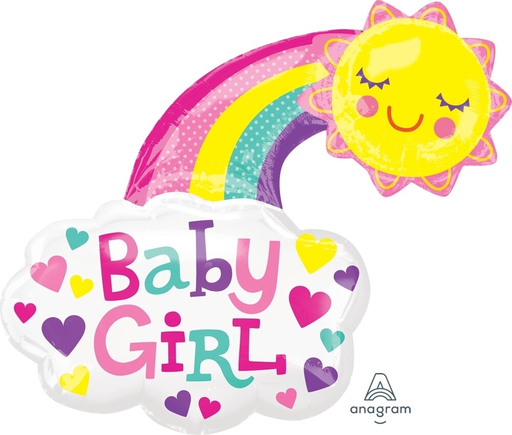 Globo Sol Baby Girl 28 pulgadas Supershape