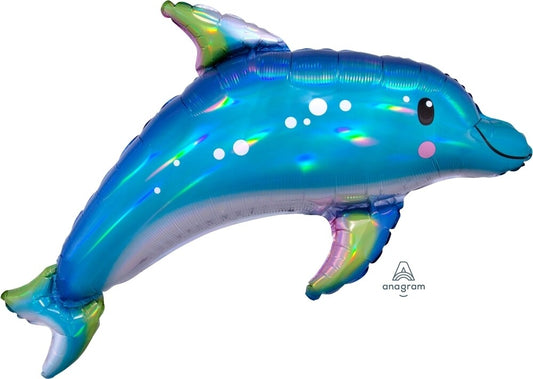 Globo Delfin Iridicente Supershape Helio