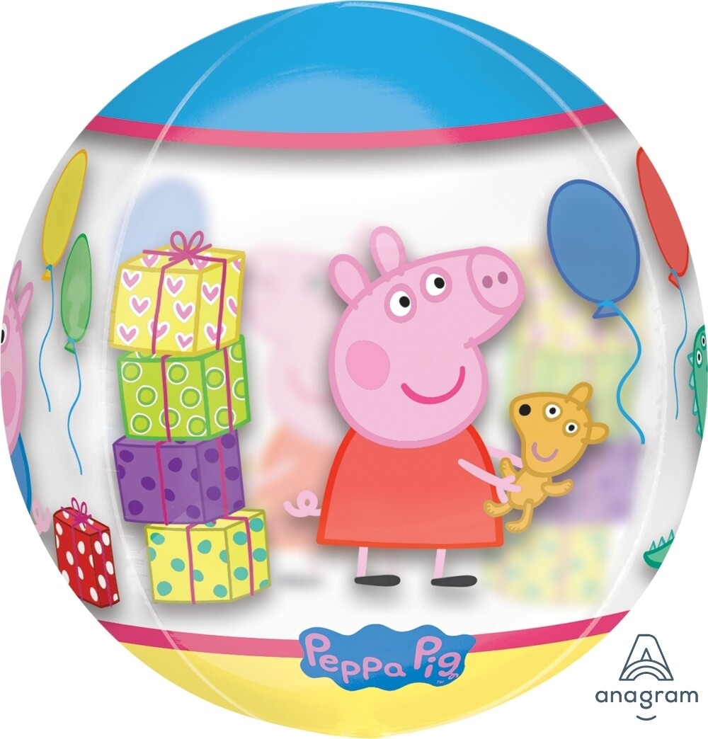 Globo Orbz Peppa Pig Helio 3D