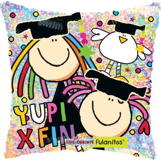 Globo Graduacion Yupi 18 pulgadas