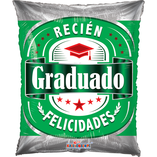 Globo Graduacion Recien Graduado 22 pulgadas