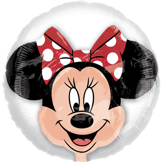 Globo Minnie Mouse Burbuja Doble Helio