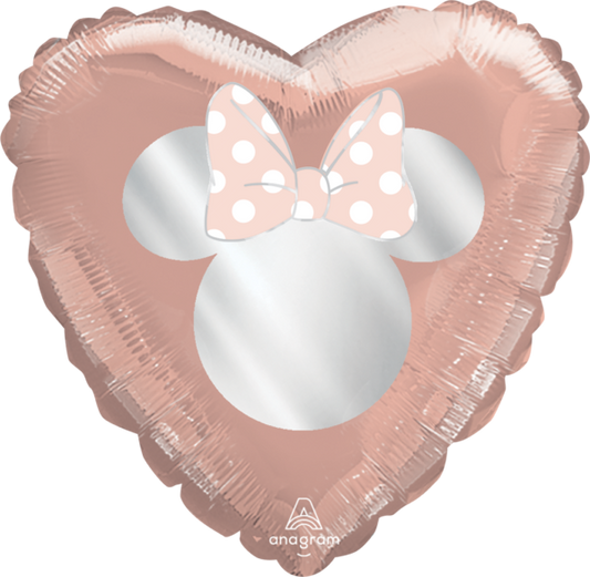 Globo Minnie Mouse Rosegold 18 pulgadas Helio