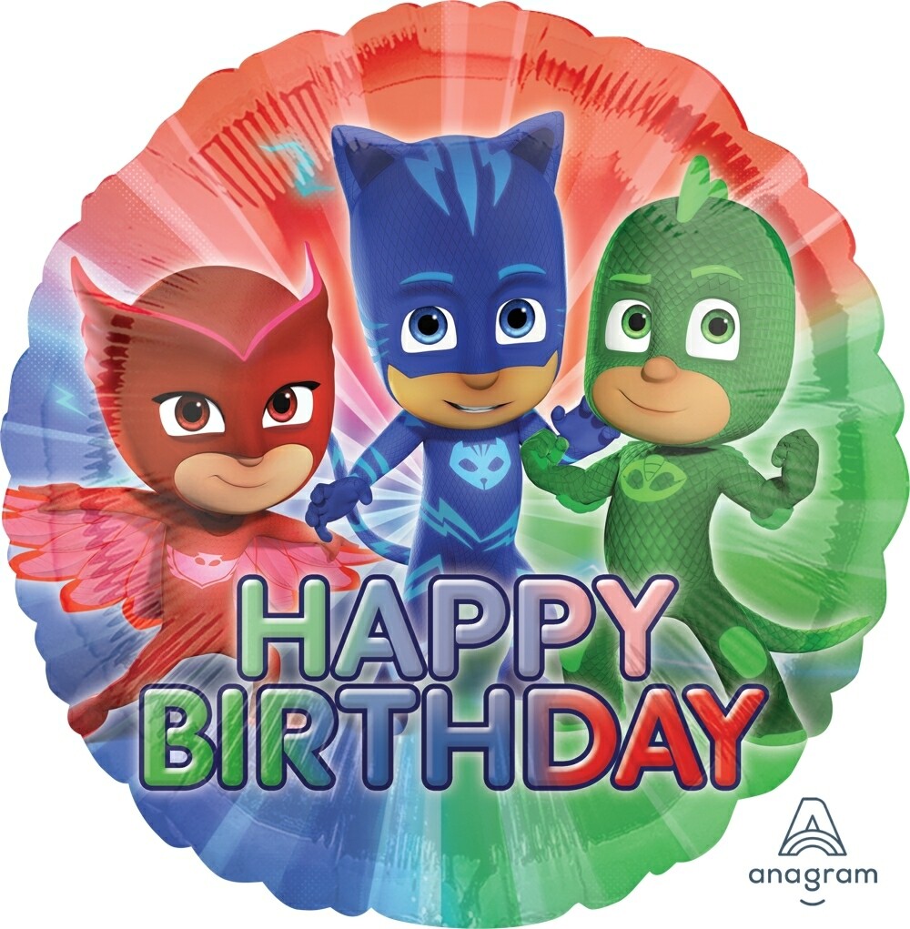 Globo PJ Masks 18 pulgadas helio