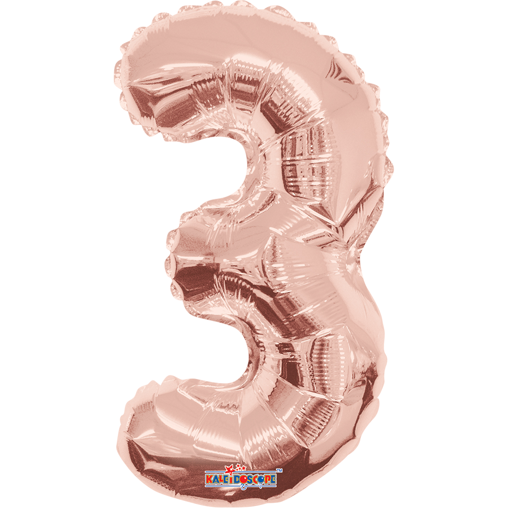 Number Balloon 34 inches Color Fuchsia Anagram