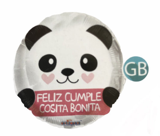 Globo Feliz Cumple 9 pulgadas centro de mesa