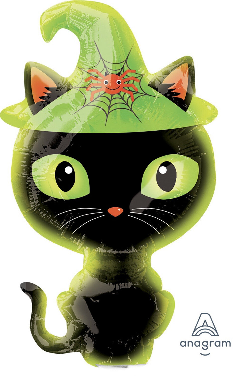 Halloween Black Kitty Supershape Helium Balloon