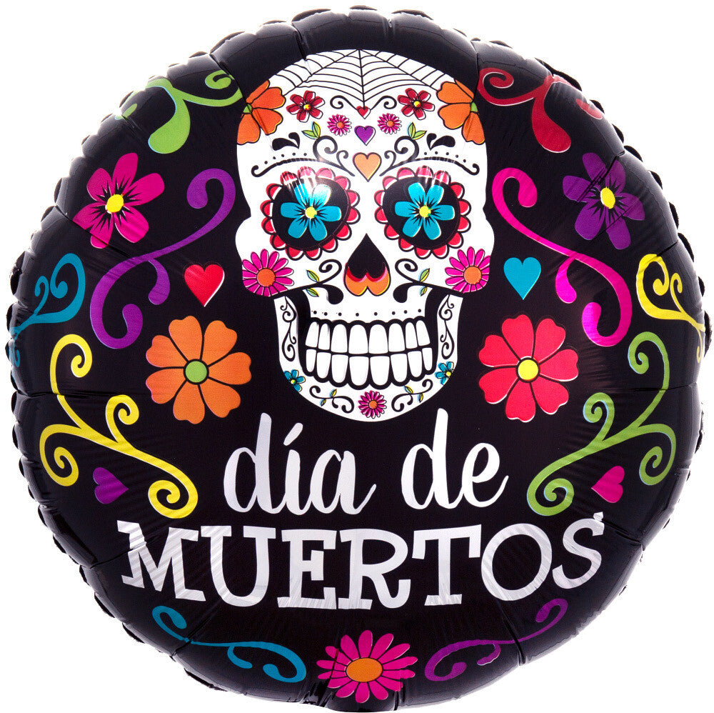 Day of the Dead Balloon 18 inches Helium