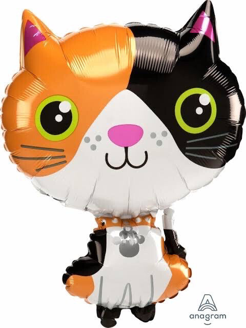 Calico Kitten Juniorshape Helium Balloon