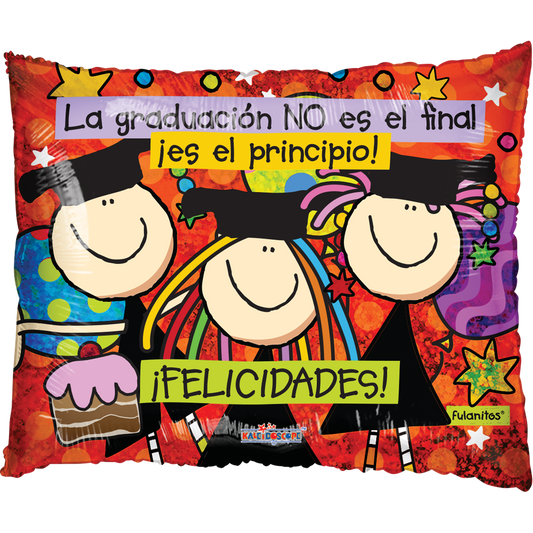 La graduacion no es final 22 pulgadas