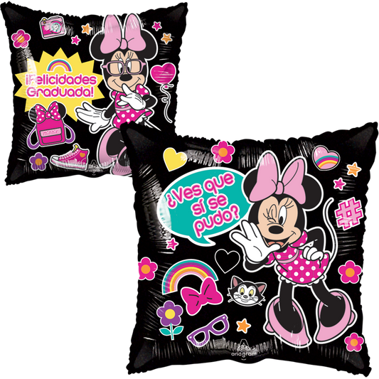 Felicidades Graduada minnie 18 pulgadas