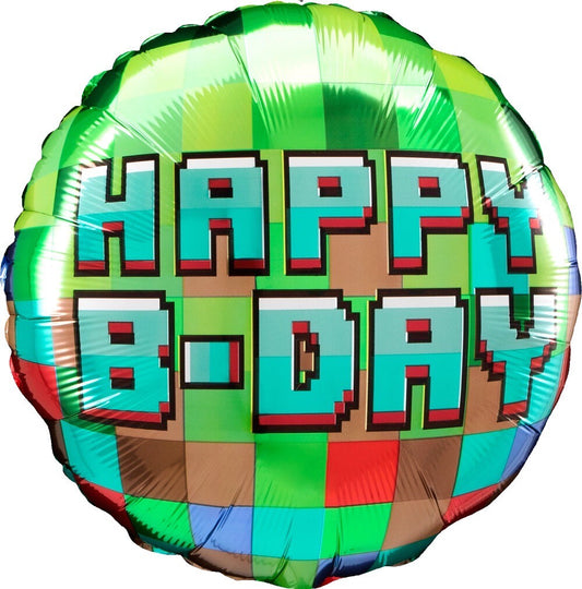 HB Pixel 18 inch Helium Balloon