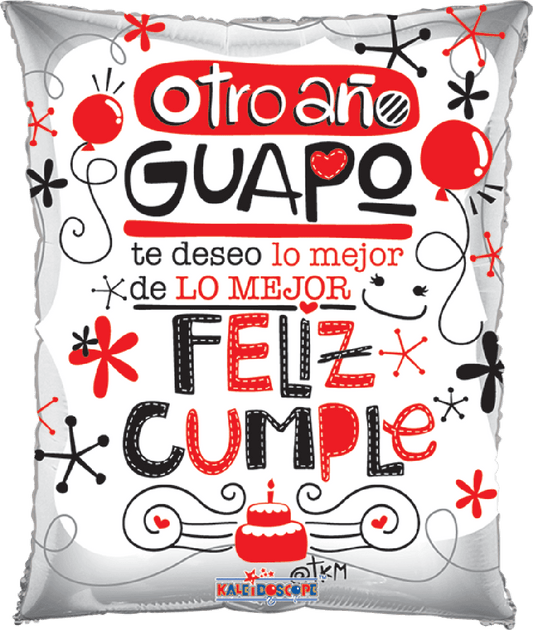 Globo Feliz Cumple Guapo 22 pulgadas helio