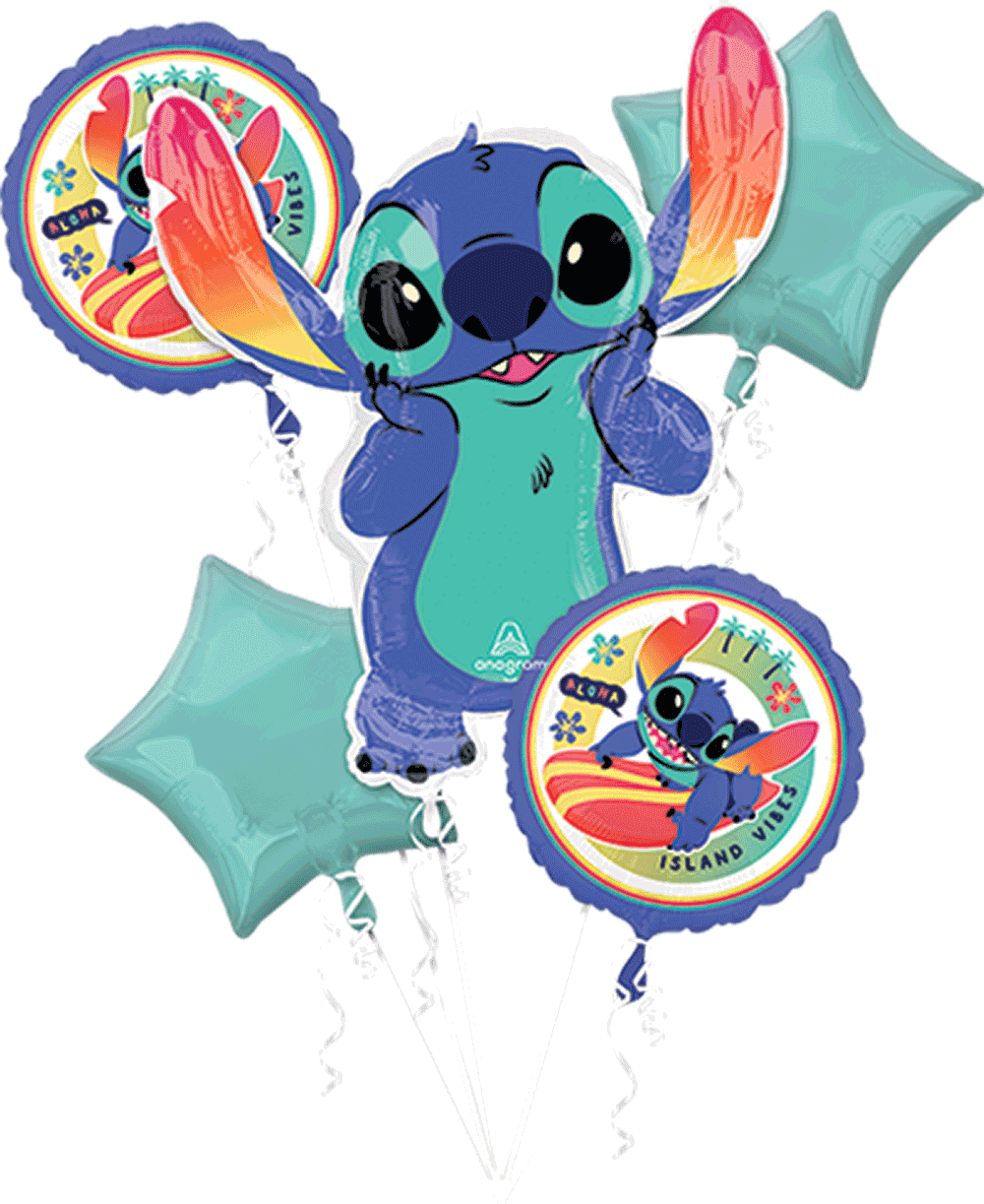 Bouquet de globos stitch helio Anagram