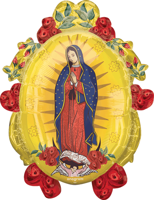 Globo Virgen de Guadalupe Supershape Helio