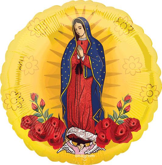Globo Virgen de Guadalupe 18 pulgadas Helio