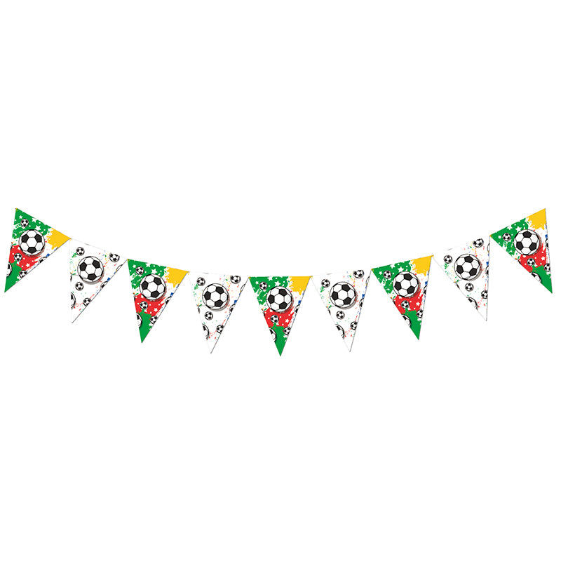 Banderín Fútbol Balones y Colores