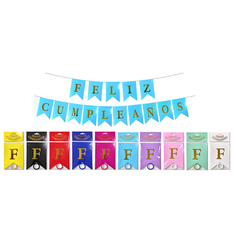 Banners Elegante - Feliz Cumpleaños