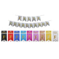 Banners Brillantina Elegante - Feliz Cumpleaños