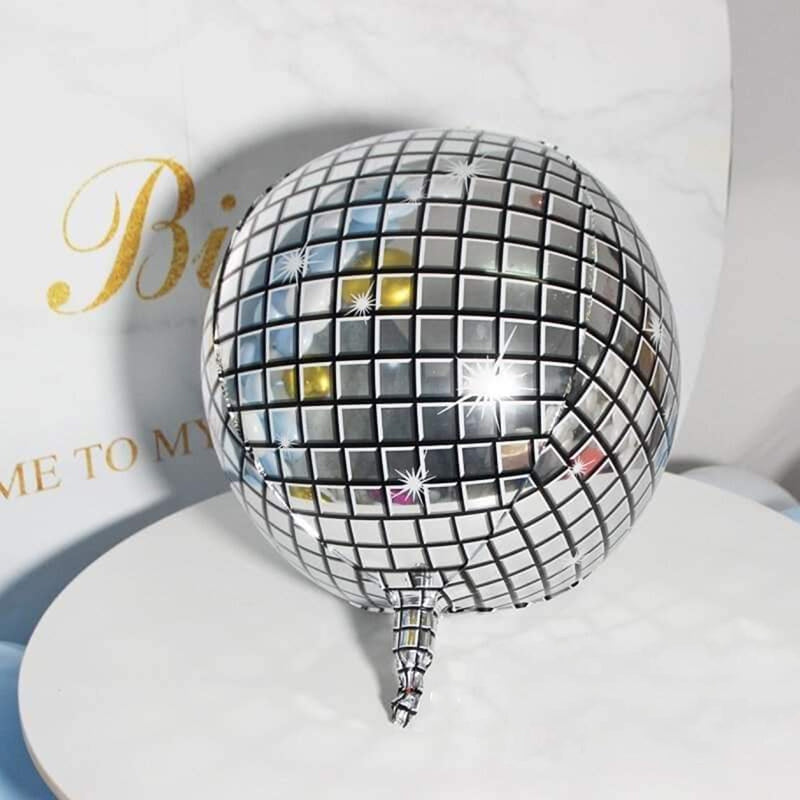 Globo Orbz Disco Plata