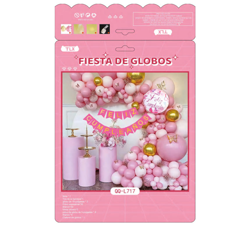 Kit Fiesta de Globos Rosa