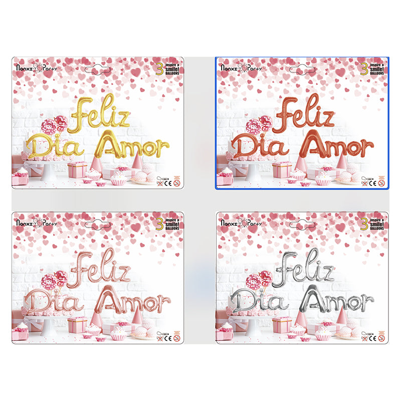 Letrero Globo Feliz Día Amor