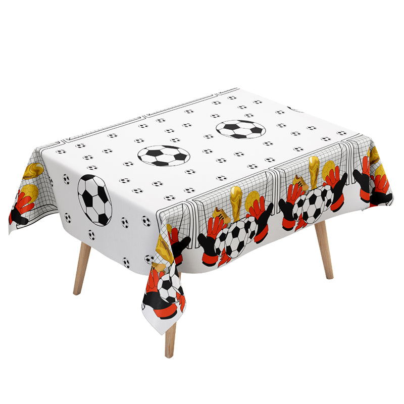 Mantel Fútbol Balon, Copa y Guantes