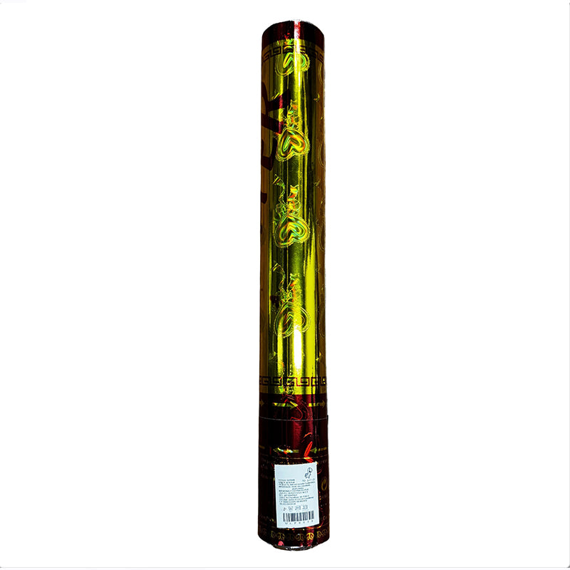 Cañon de Confeti Popper Oro 40cm