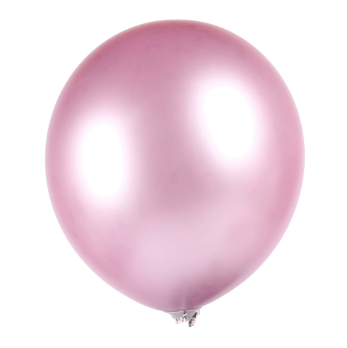 Paq.100 Globo Látex 12" Cromado