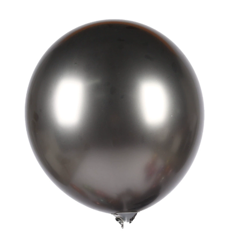Paq.100 Globo Látex 12" Cromado