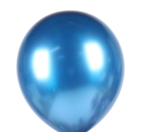 Paq.100 Globo Látex 12" Cromado