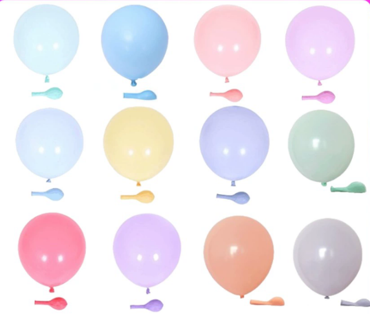 Bolsa de Globos Macarons 10"