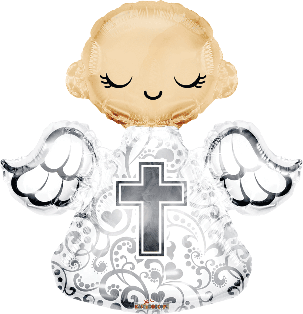 Supershape First Communion Angel Balloon