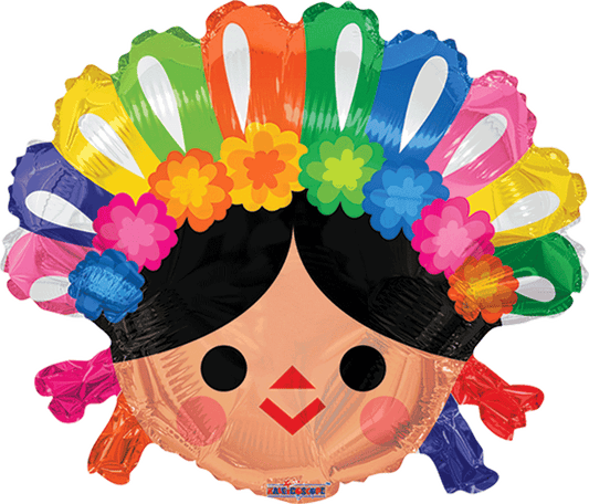 Globo Muñeca Mexicana Juniorshape helio