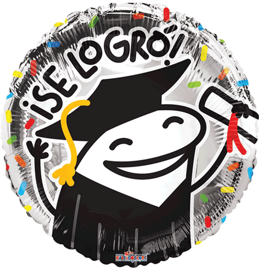 Globo Graduacion SI SE LOGRO FLORK GRAD 18 pulgadas